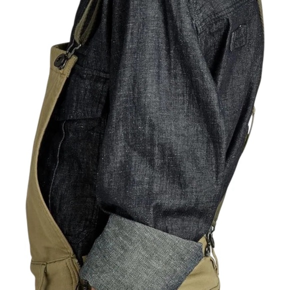 G-STAR RAW Women's Worker Radar Dungaree Fresh Army Green Overalls, Size 25 - Picture 4 of 4